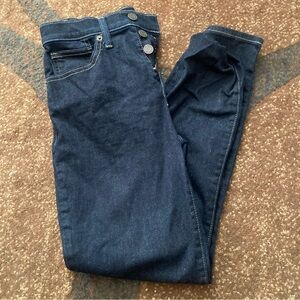 Lucky Brand Dark Blue Women's Skinny High-Rise Jeans 4/27 Ankle NWOT